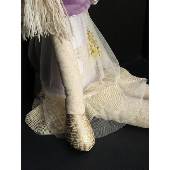 Pottery Barn Kids Everly Tan Linen Horse 28" DESIGNER DOLL Stuffed Animal 2015 - Picture 3 of 11